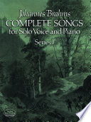 Complete songs for solo voice and piano: Treue Liebe dauert lange