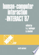 Human-Computer Interaction - INTERACT '87