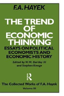 The Trend of Economic Thinking