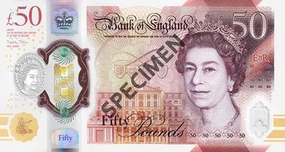 Bank of England £50 note