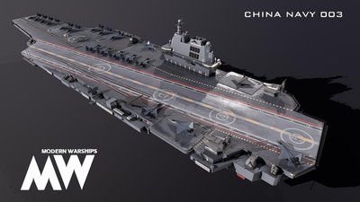 Chinese aircraft carrier Fujian
