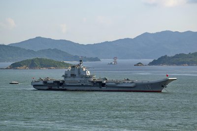 Chinese aircraft carrier Liaoning