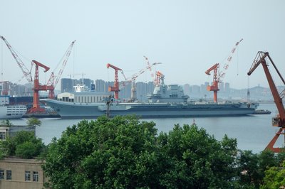 Chinese aircraft carrier Shandong