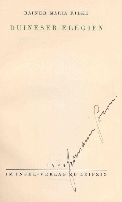 Duino Elegies