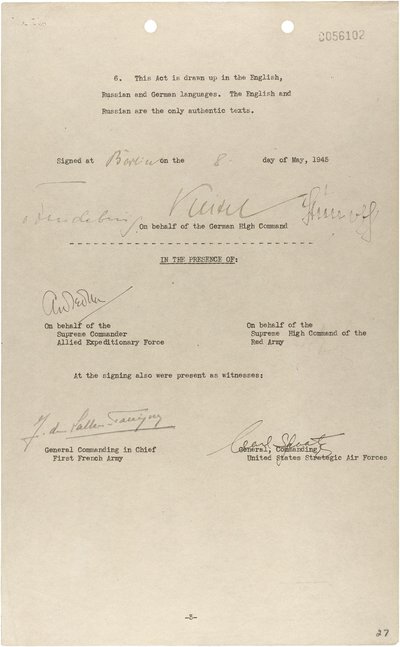 End Of World War Ii In Europe