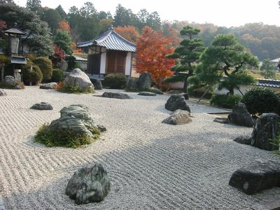Japanese dry garden