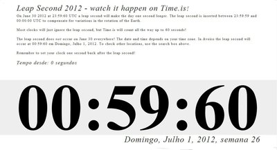Leap second