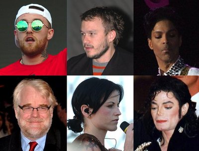 List Of Deaths From Drug Overdose And Intoxication