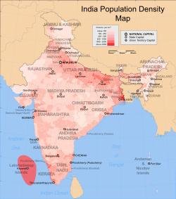 List Of States In India By Past Population
