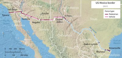 Mexico–United States border wall