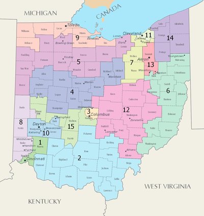 Ohio's congressional districts