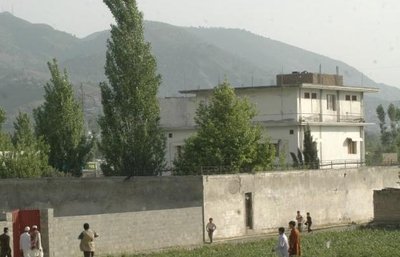 Osama bin Laden's compound in Abbottabad