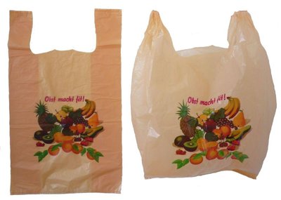 Plastic shopping bag