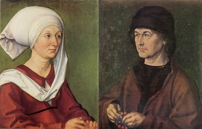 Portrait Diptych of Dürer's Parents