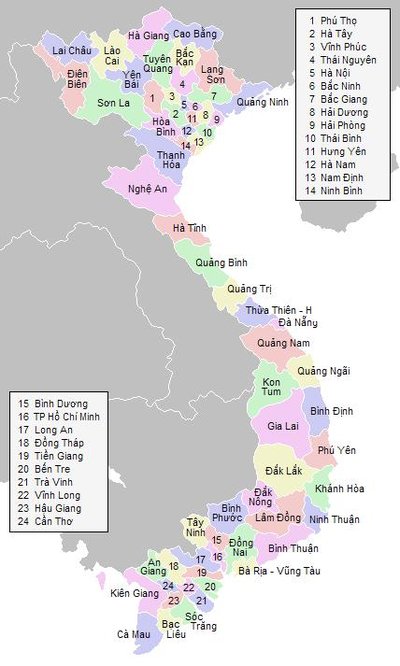 Postal Codes In Vietnam