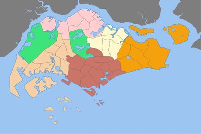 Regions Of Singapore