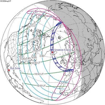 Solar Eclipse Of August 12, 2026