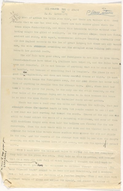 The Colour Out of Space