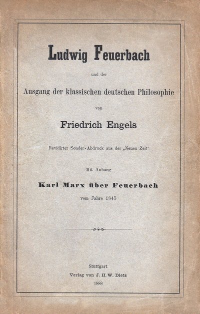 Theses On Feuerbach