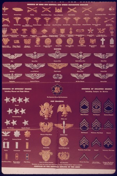 United States Army Enlisted Rank Insignia Of World War Ii