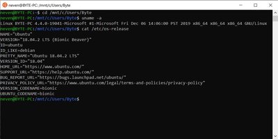 Windows Subsystem For Linux