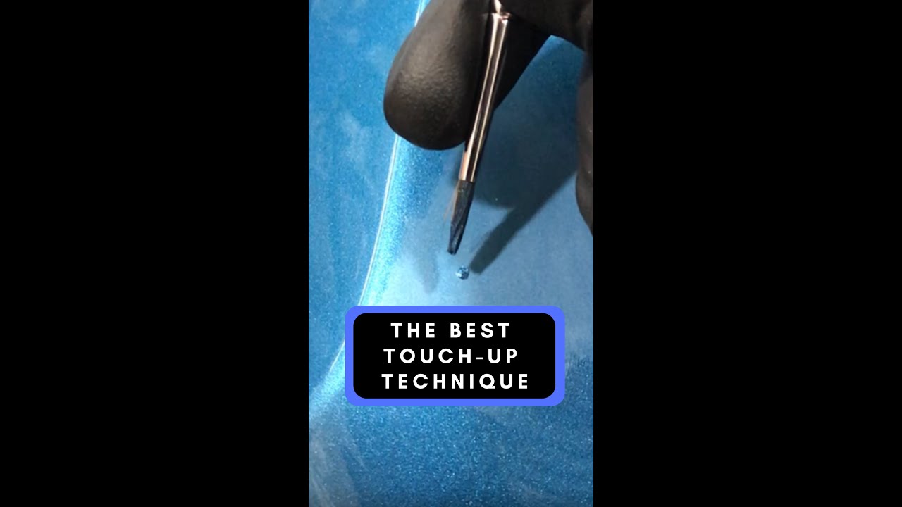 The best automotive paint touch-up technique!