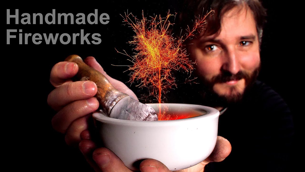 DIY Fireworks From Kitchen Ingredients (mostly): Senko Hanabi Masterclass