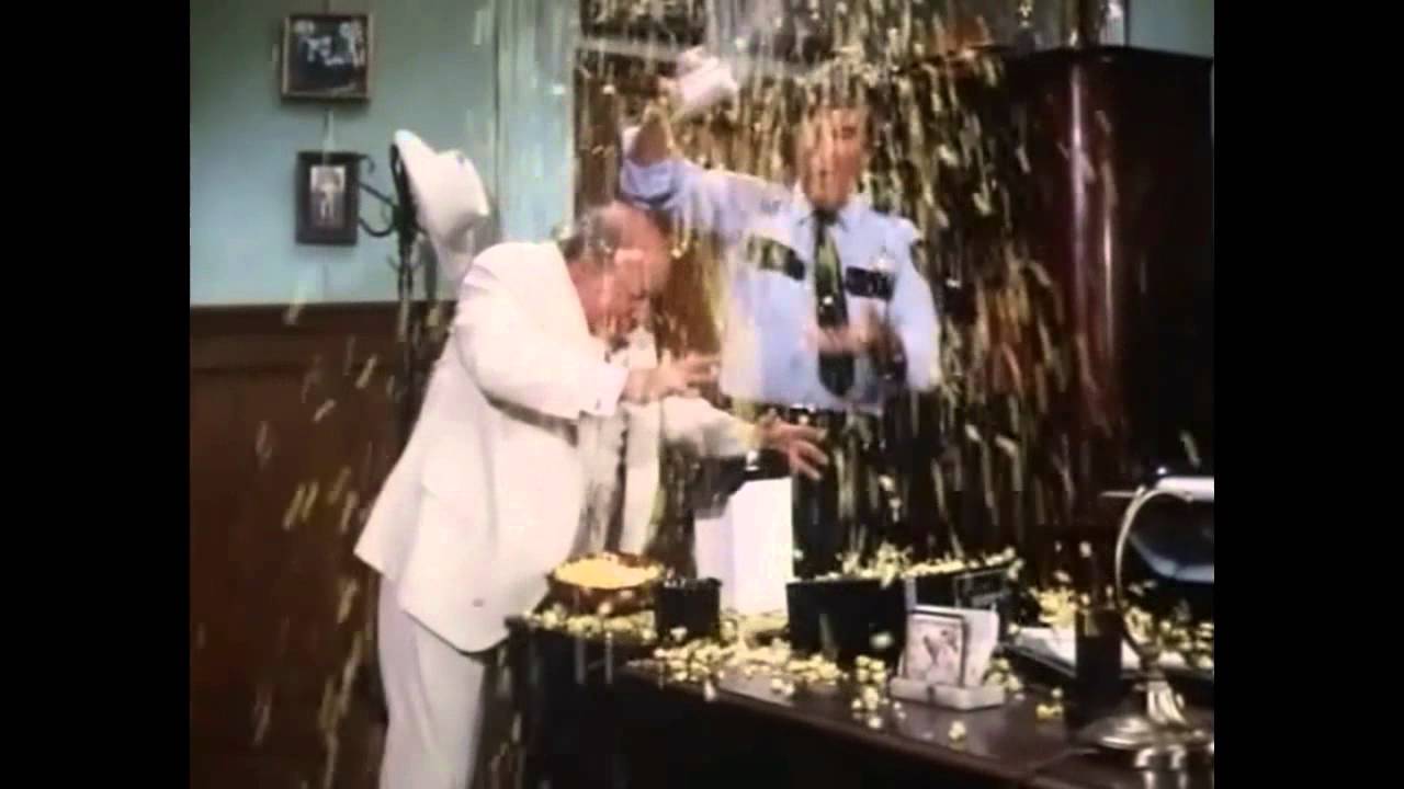 Dukes of Hazzard-Boss Hogg and Roscos funny popcorn machine moment