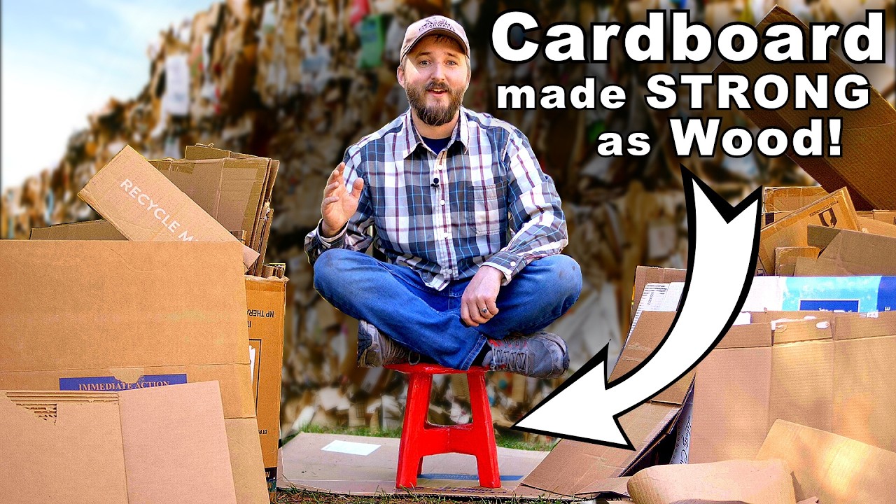 Learn to Build With Cardboard! STRONG, Waterproof and Free.