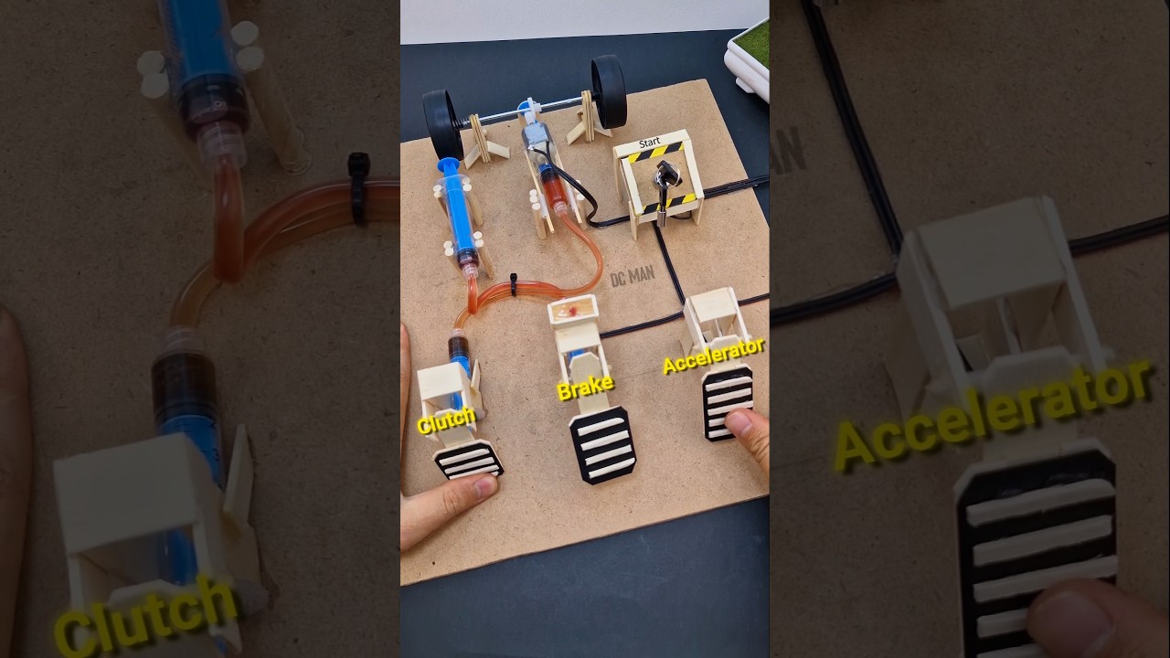 Car Pedal Mechanism (Part 2) | #dcmotor #motorbuilding #diy #techexperiments #pedal #tech