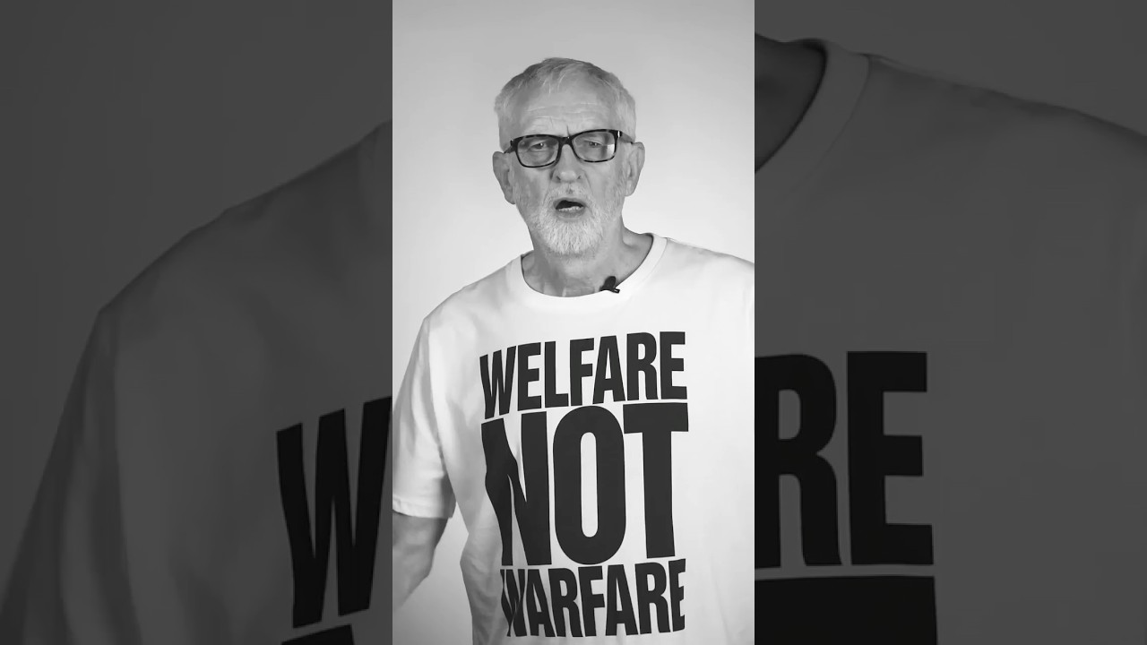 WELFARE NOT WARFARE | @jeremycorbyn @katharinehamnett @apoliticalorg #palestine #gaza