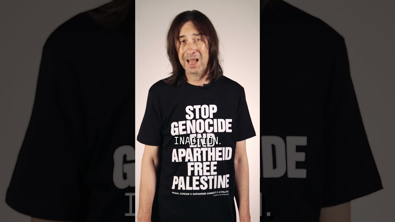⁠”Our government is complicit in genocide.” @primalscreamofficial