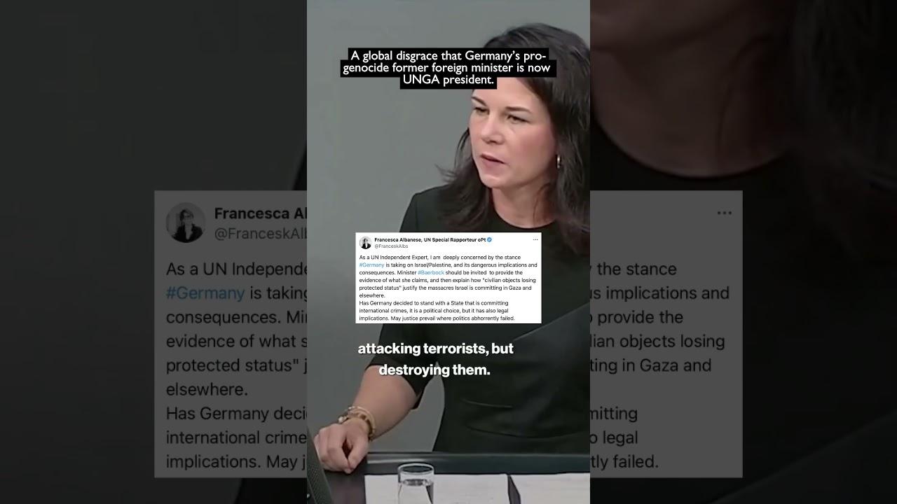 Germany’s pro-genocide former foreign minister is now UNGA president