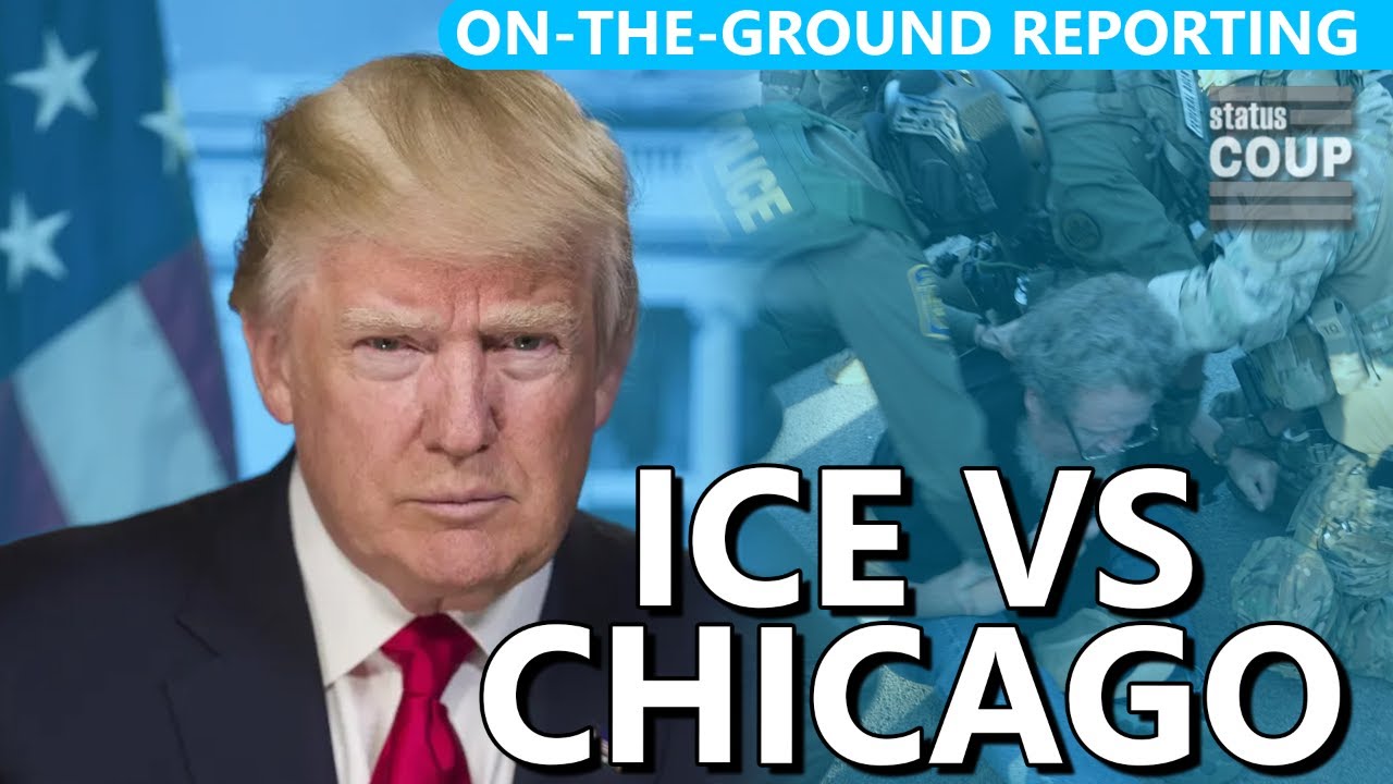 BREAKING: LIVE COPS ATTACK ICE Protesters in Chicago