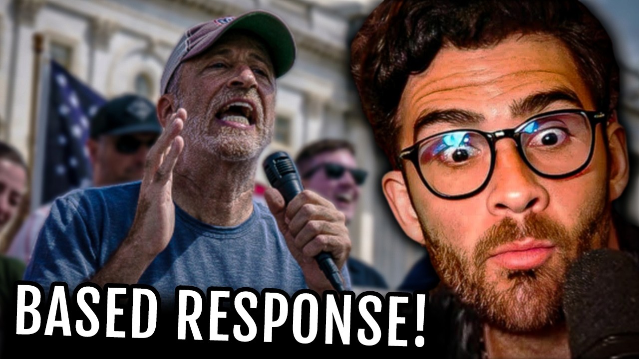 Jon Stewart Gets SERIOUS For A Moment | Hasanabi reacts