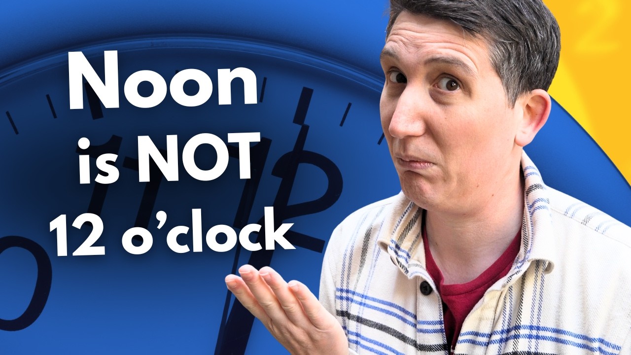 Time words don't mean what you think