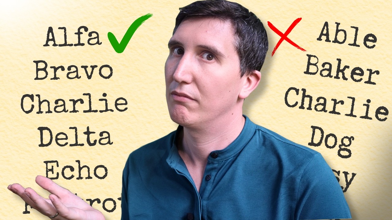 The genius logic of the NATO phonetic alphabet