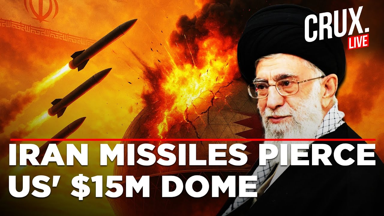 LIVE | Trump STUNNED, Iran's Attack On US Airbase In Qatar 'Destroyed' Key Geodesic Dome | Israel