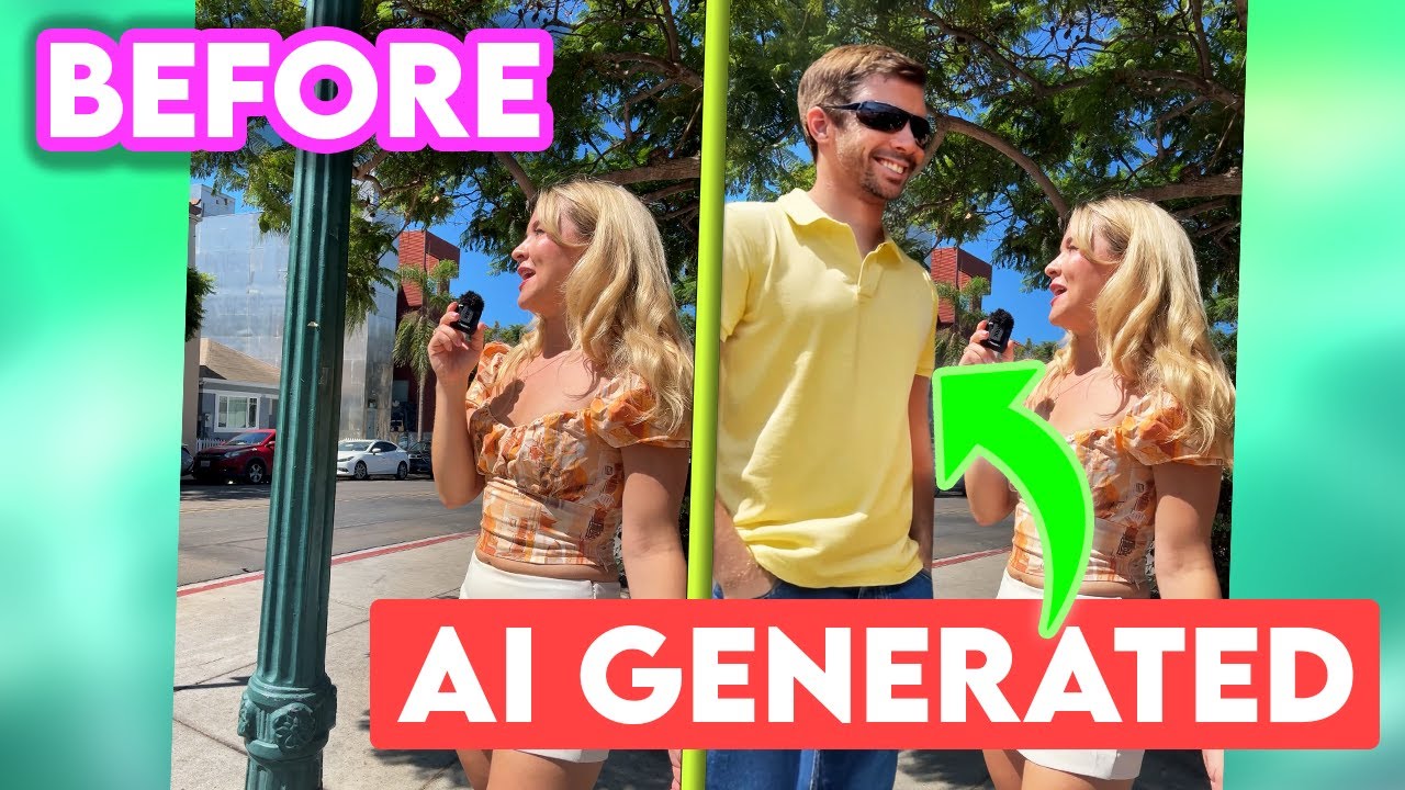 Adding an AI Generated Man to my Video