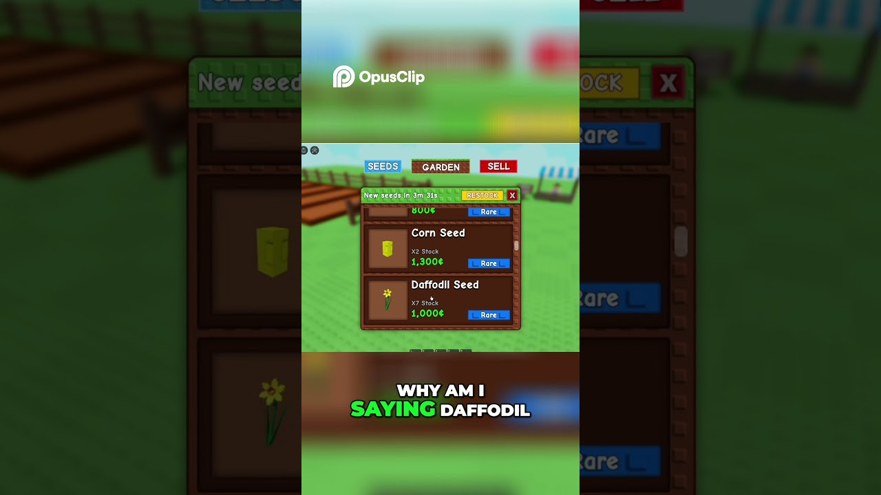 Is It Daffodil? 🤔 (Grow A Garden)