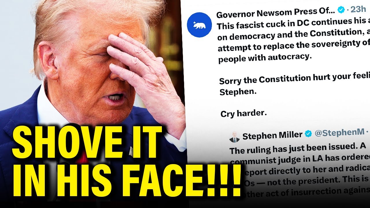 Trump gets TASTE of OWN MEDICINE and FALLS APART