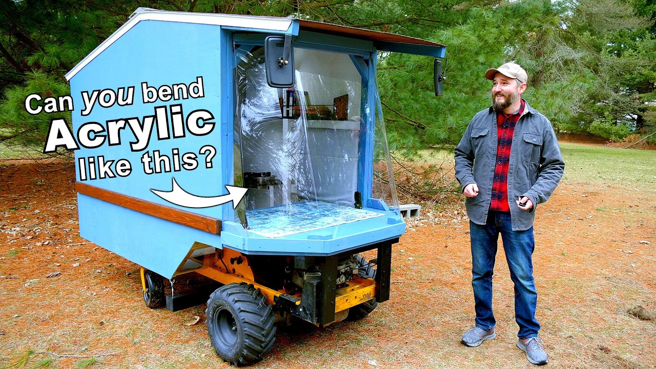 DIY Tiny Camper from a Lawnmower (to Test my Fancy Science Inventions)