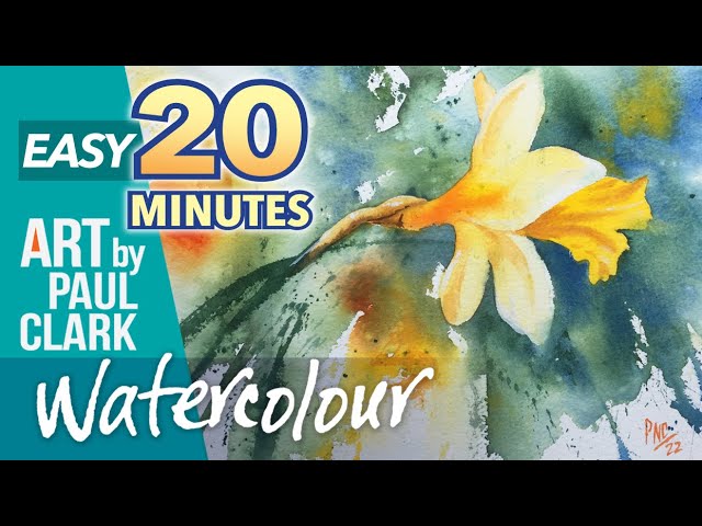 How to paint a Daffodil in 20 minutes!